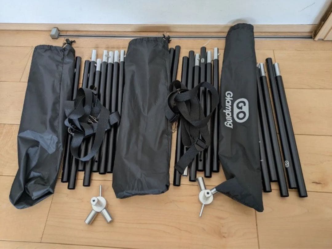 GOglamping GG PUP2.0パップテント ベージュ フルセット+α