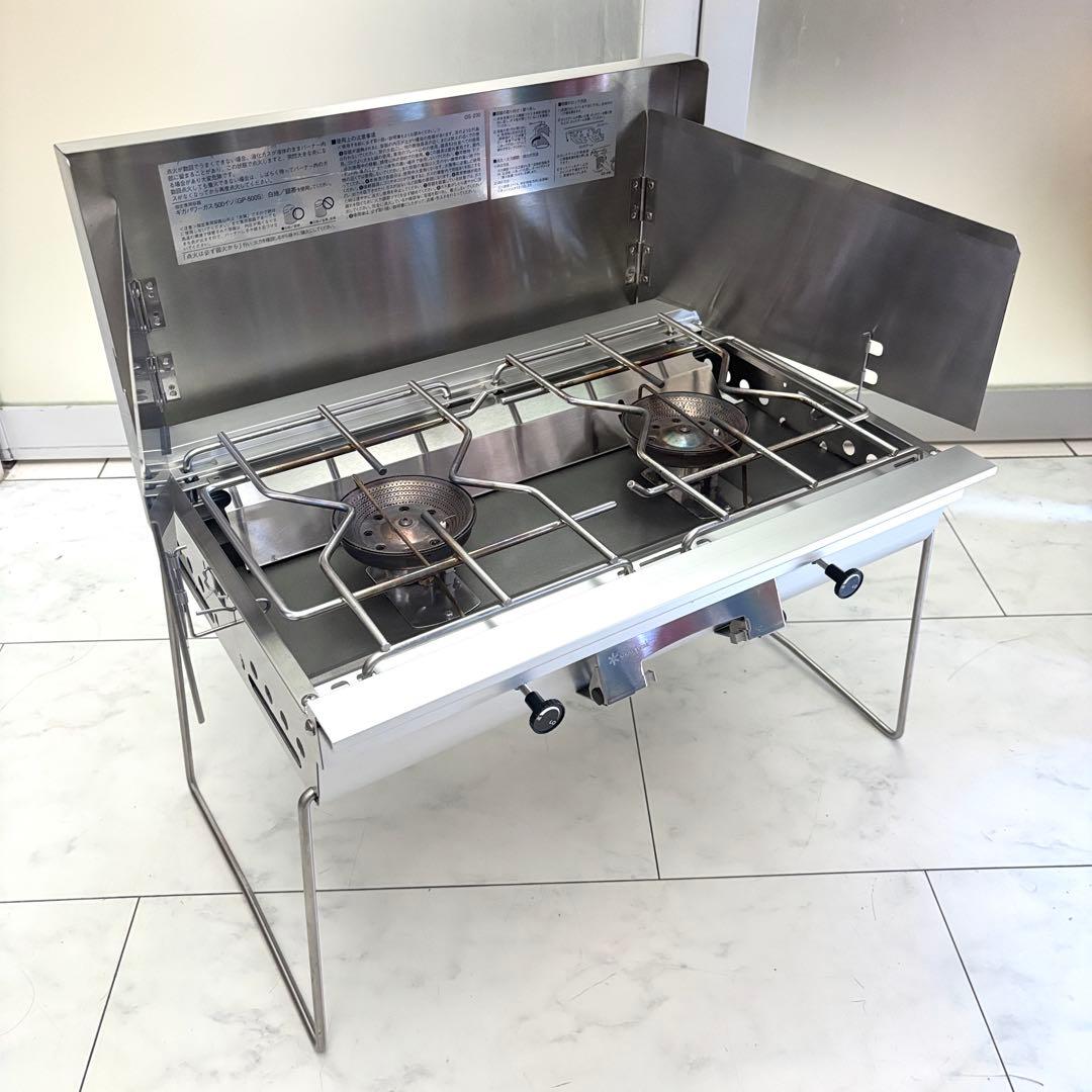 【液出し】スノーピーク ギガパワー ツーバーナー GS-230 収納ケース付