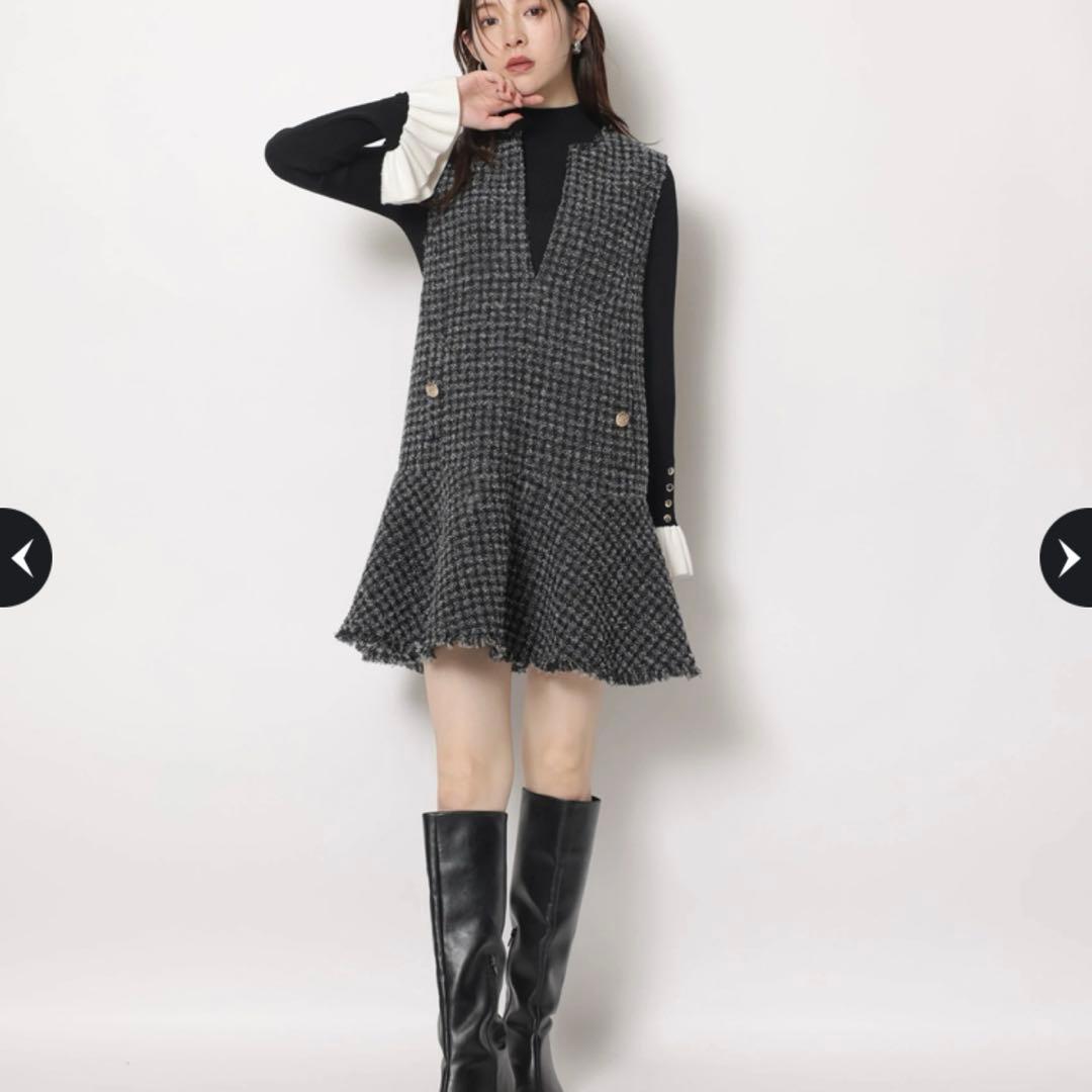 【新品タグ付き】リランドチュール ジャンスカ Mサイズ ★最終値下げ★