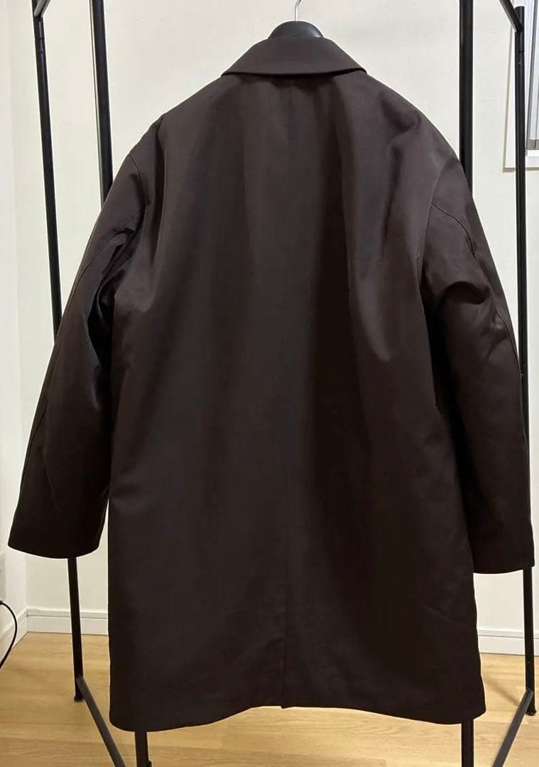 ユニクロC パフテックハーフコート DARK BROWN Sサイズ