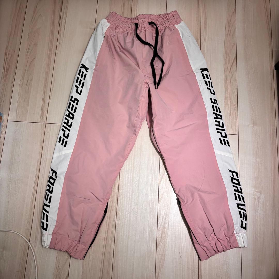 【ほぼ新品未使用】スノーボードウェア 上下セット セットアップ レディース韓国風