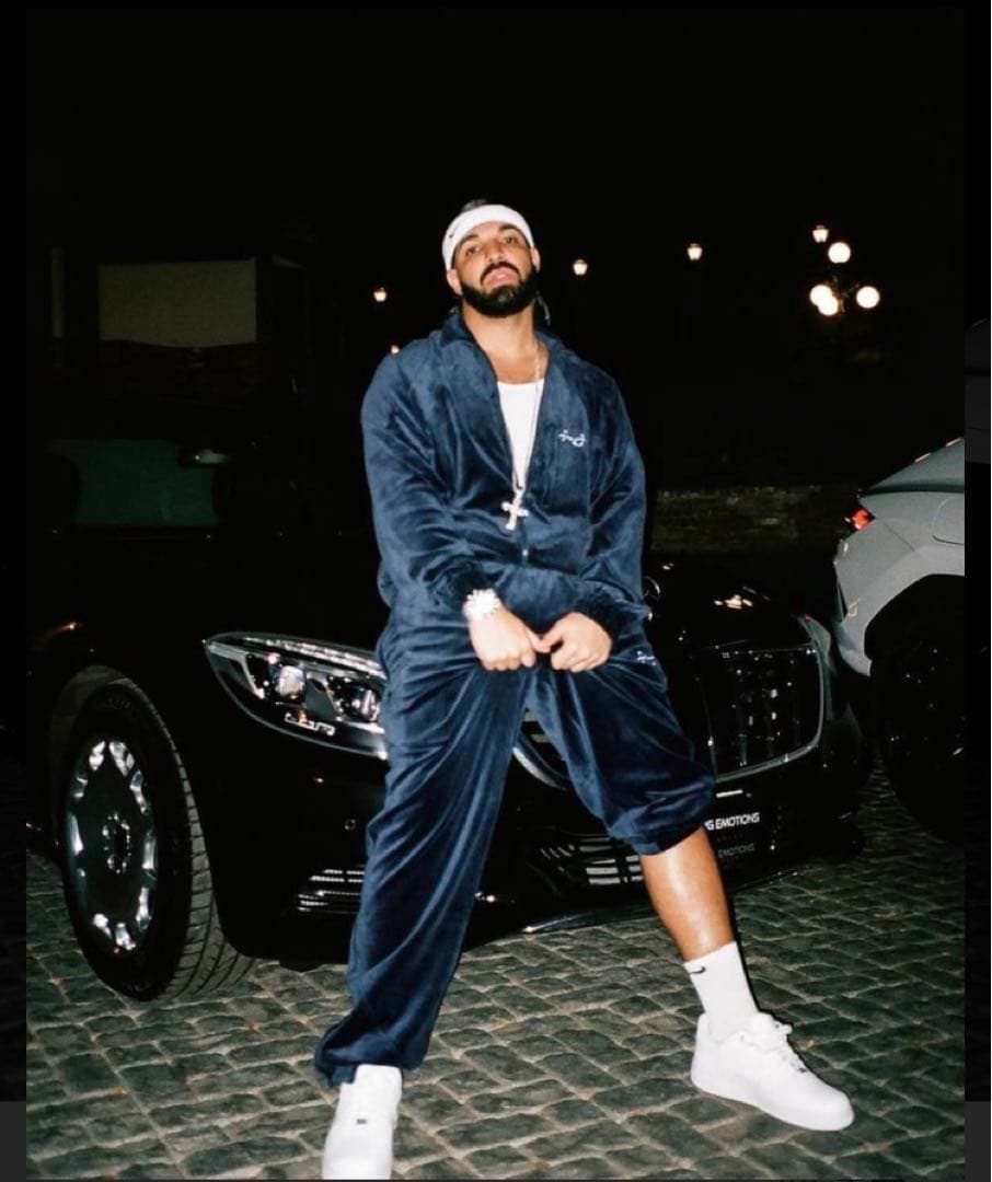 SEAN JOHN ショーン ジョン XXL刺繍ベロアセットアップジャージ