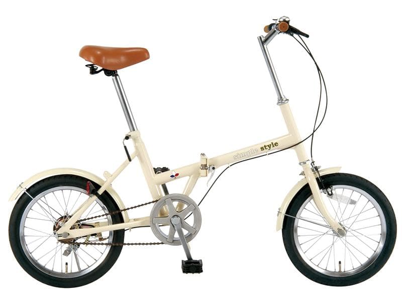 【未使用】シンプルスタイル 16in 折畳み自転車