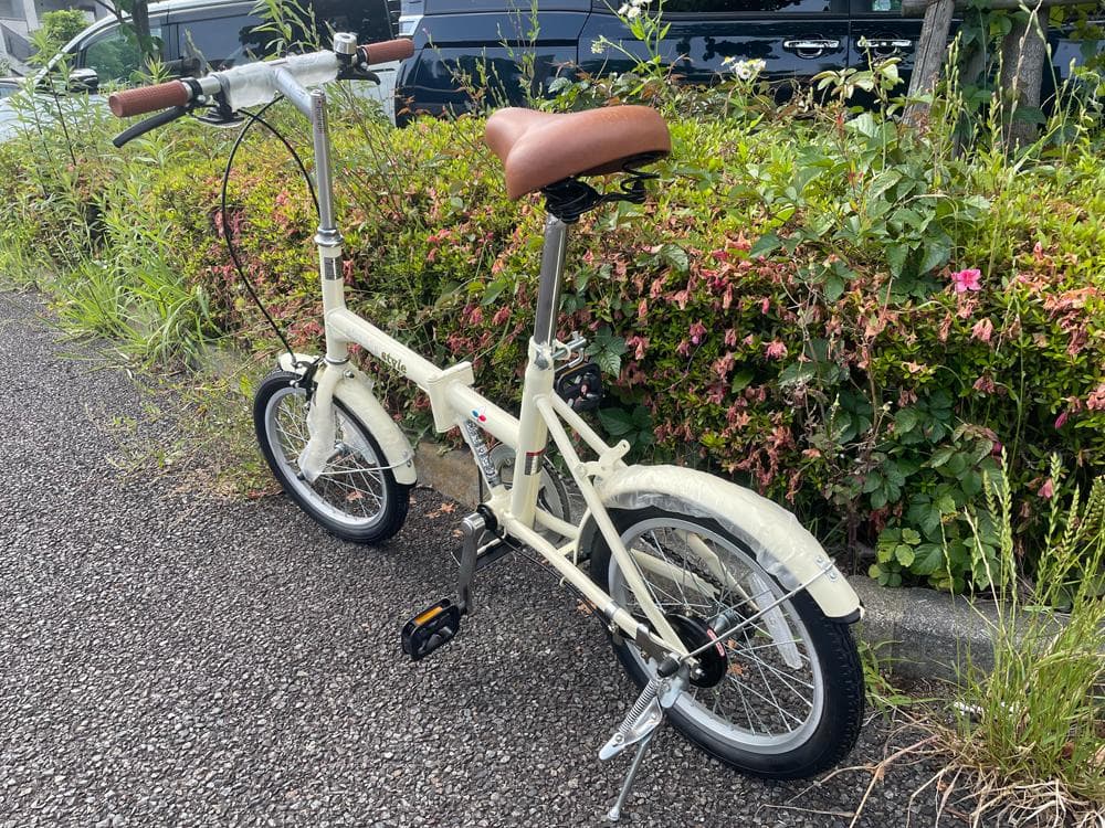 【未使用】シンプルスタイル 16in 折畳み自転車