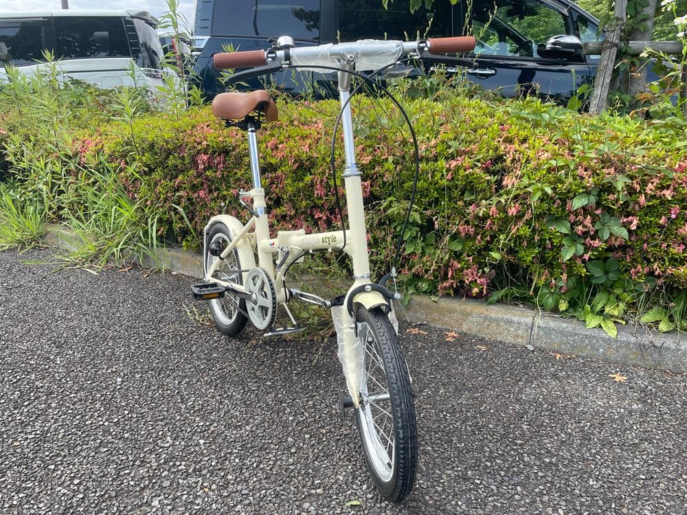 【未使用】シンプルスタイル 16in 折畳み自転車