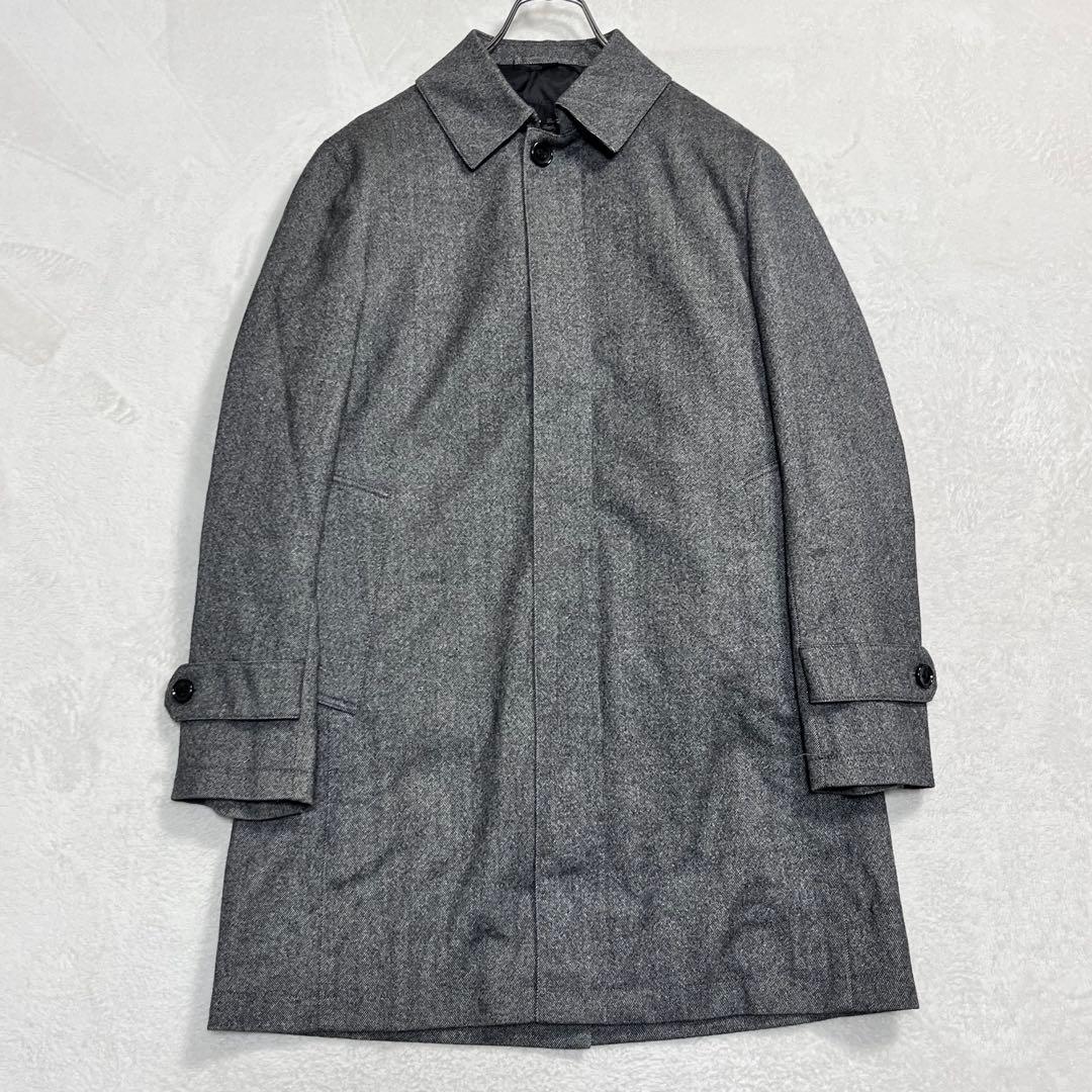 『ユナイテッドアローズ』3WAYステンカラーコート ヘリンボーン ライナーダウン