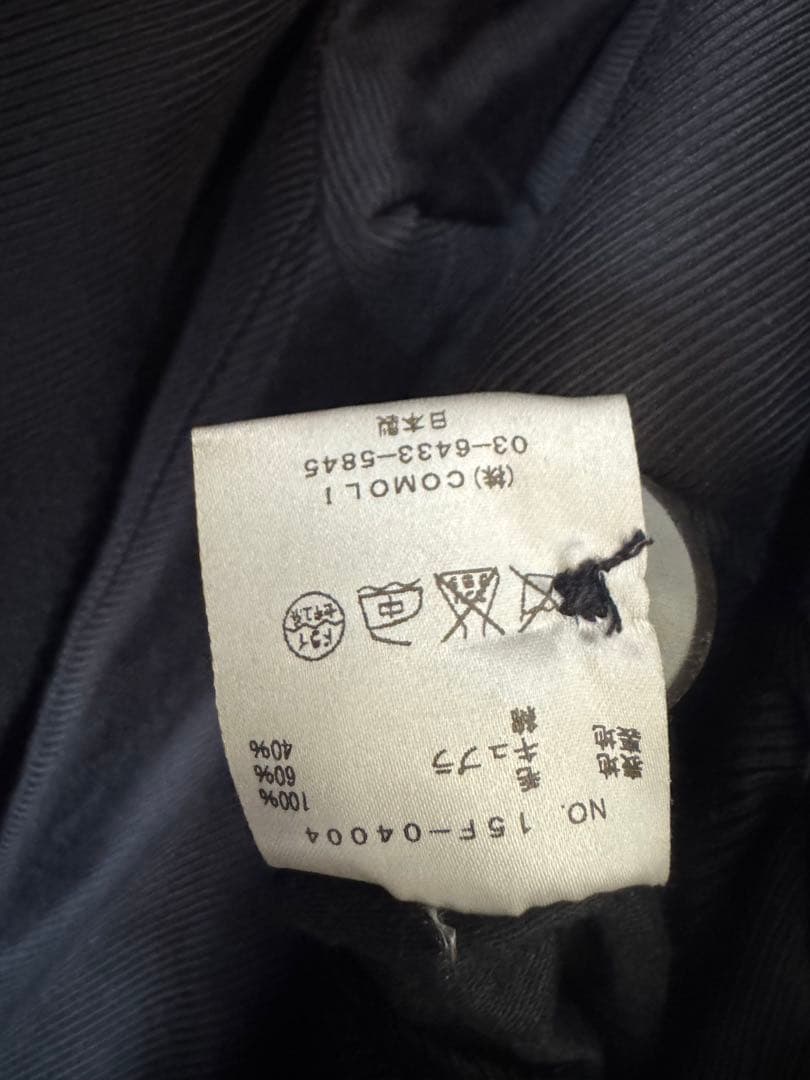 comoli メルトンバルカラーコート