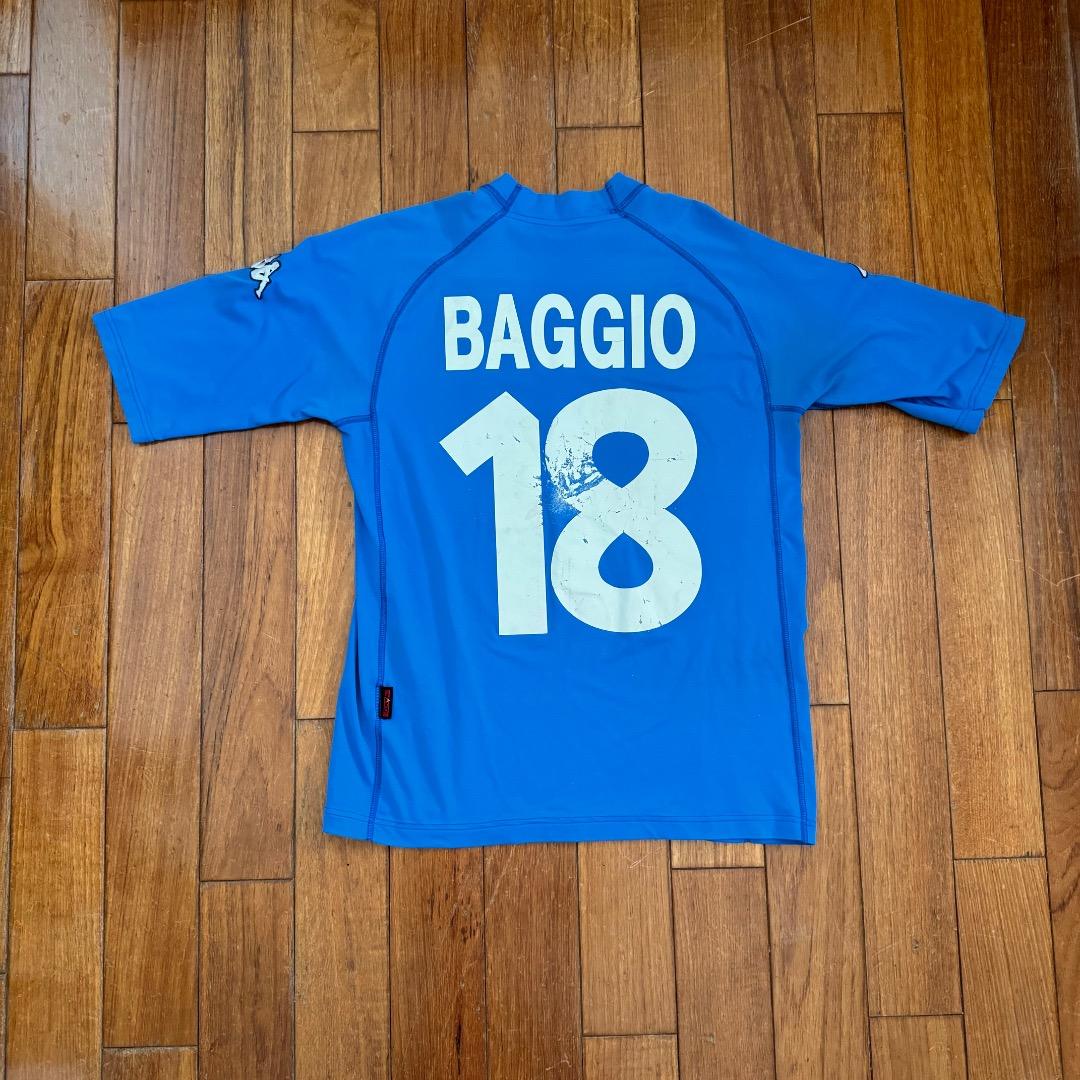 イタリア代表ユニ　ロベルト・バッジョ　Kappa カッパ　Baggio Mサイズ