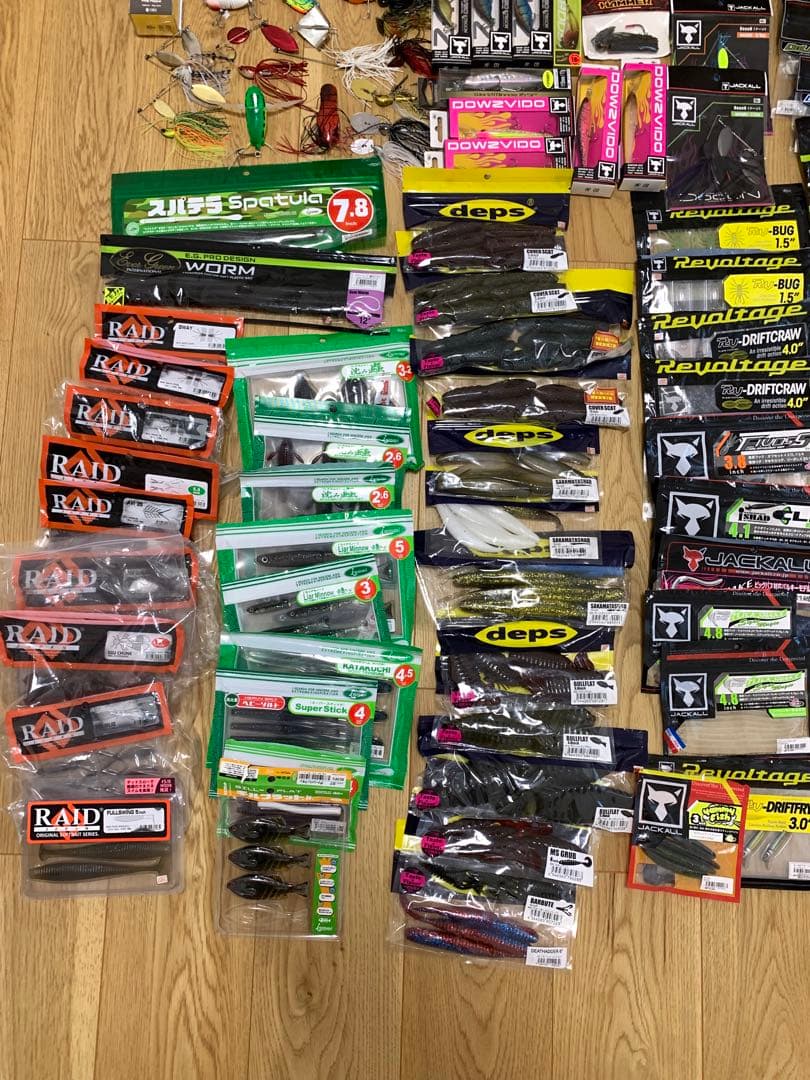 バス釣り引退セット全172点(ルアーワーム136点)