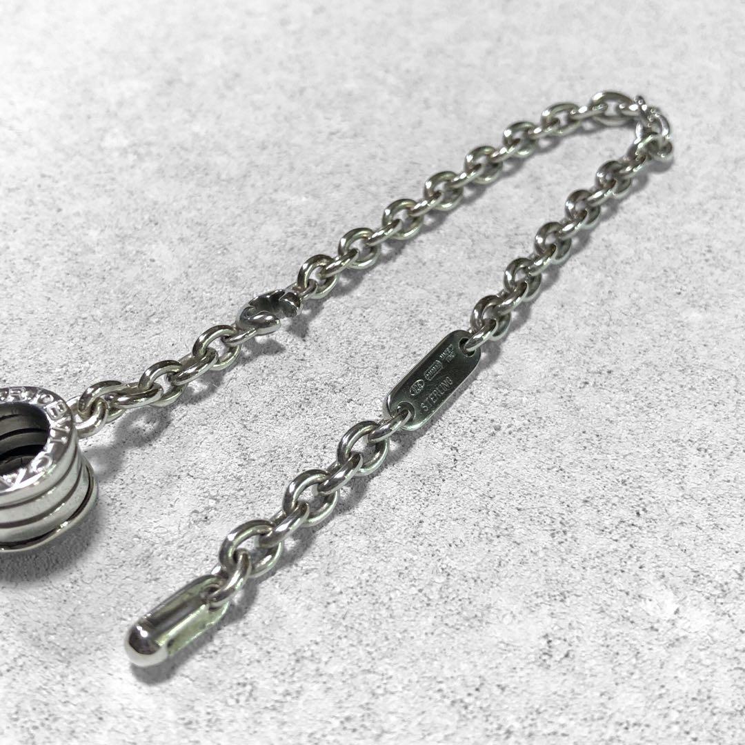 美品 BVLGARI ブルガリ ビー ゼロワン キーチェーンブレスレット 925
