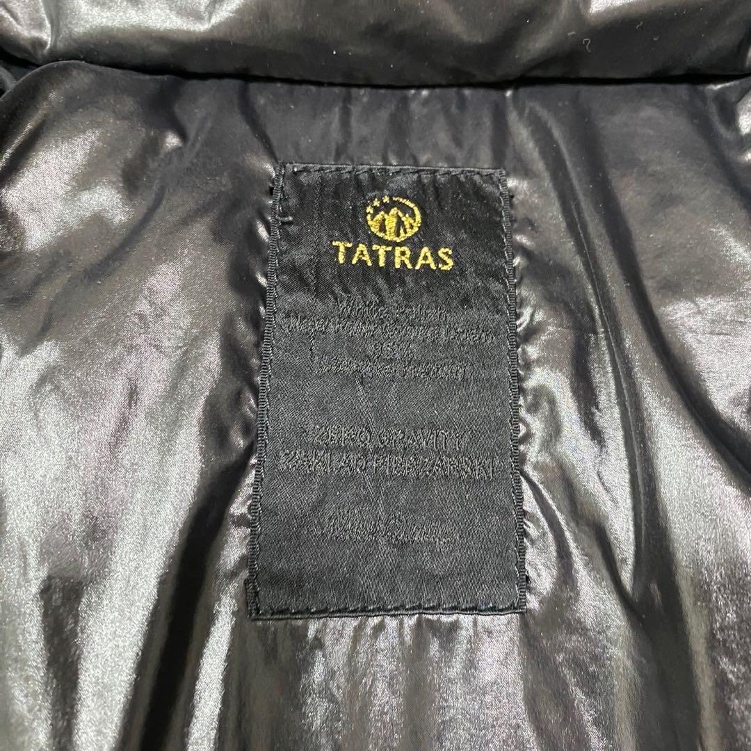 美品 タトラス クラッツ ダウンジャケット L ブラック シャイニー