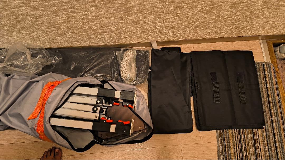 Mastercanopy 2.0m テント 新品同様、一人で簡単設営可能！黒