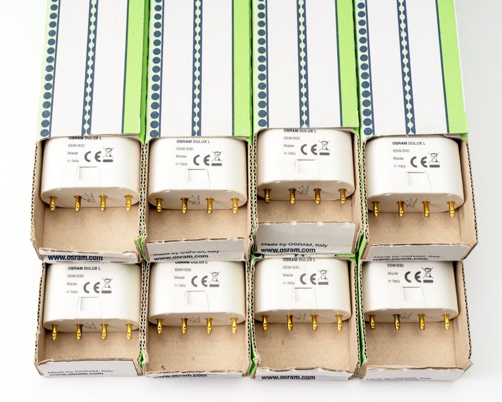 OSRAM コンパクト形蛍光ランプ DULUX L 55W 電球色 8本セット