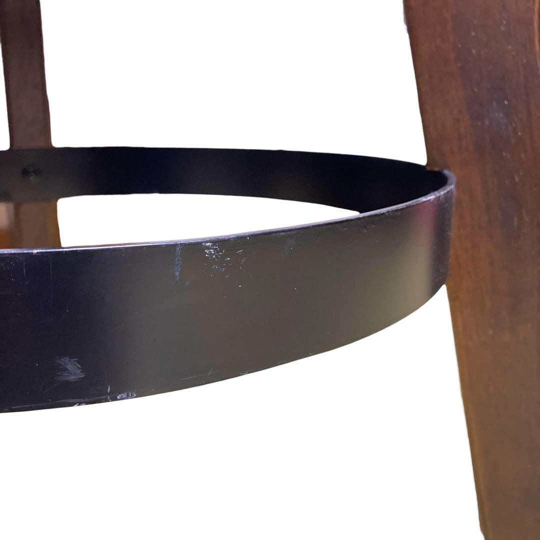 ②【ヴィンテージ】カリモク ルスティック ハイチェア バースツール スツール