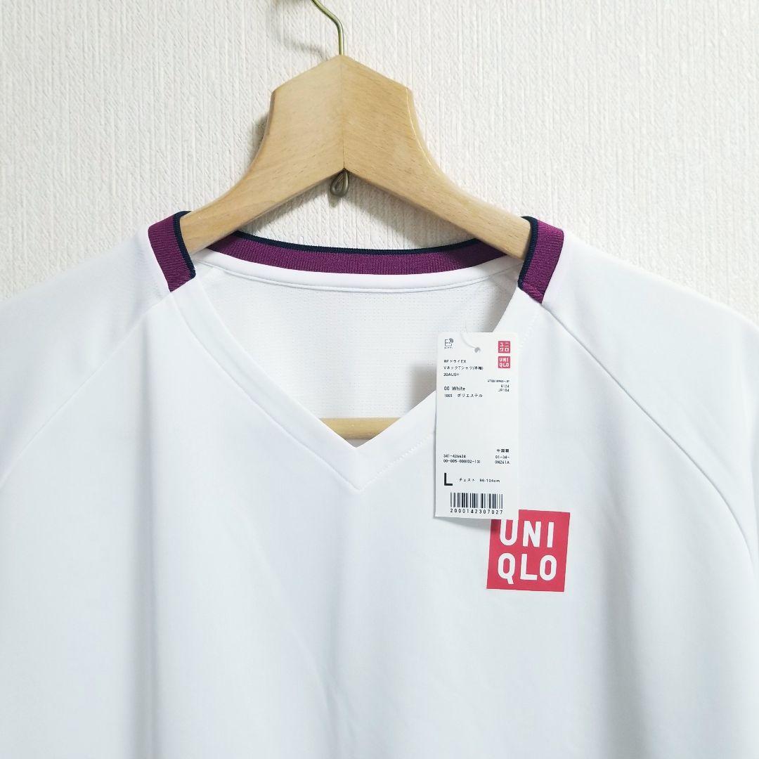 【2枚組】UNIQLO×フェデラー/2020/全豪/ゲームシャツ /L/★新品★