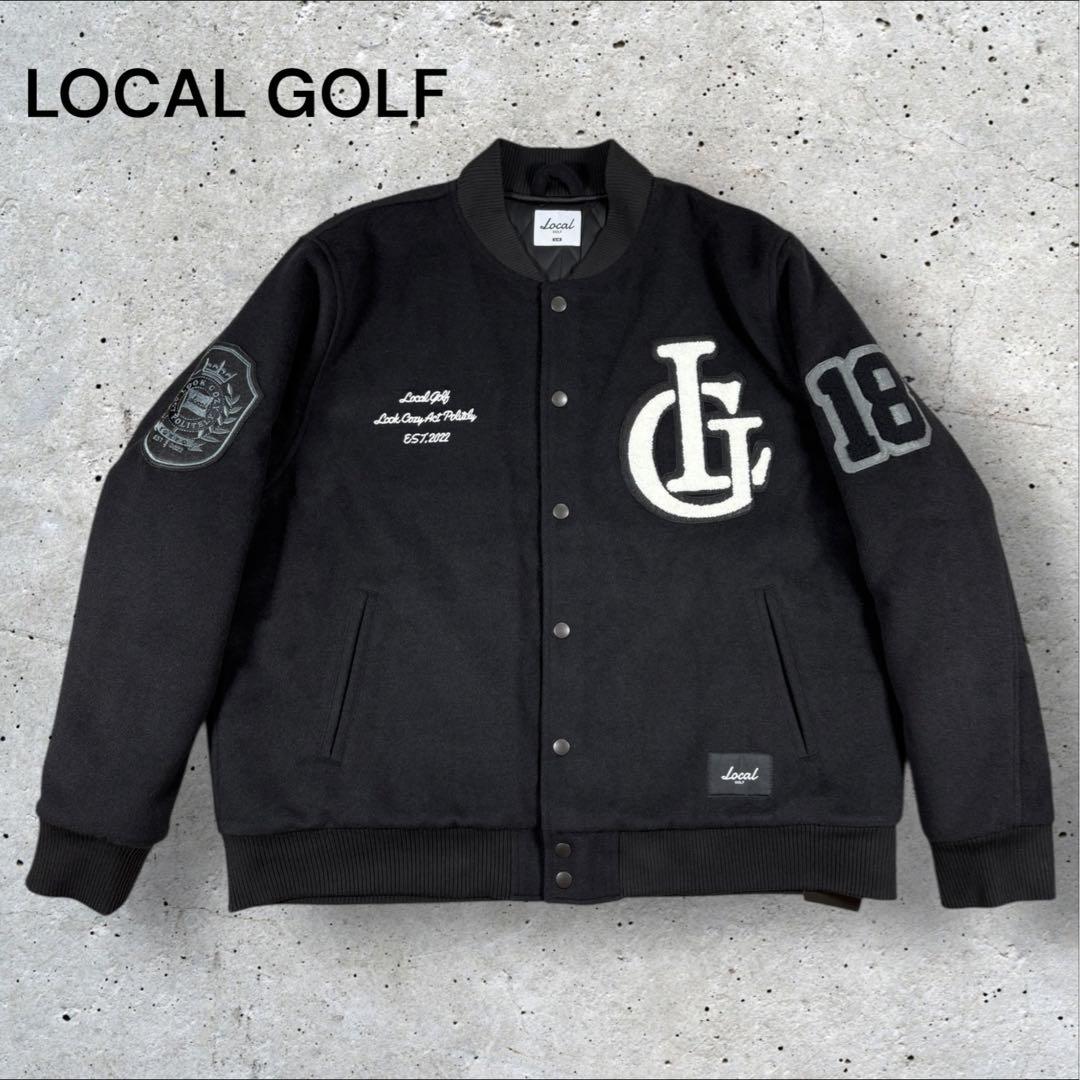 新品 local golf ローカルゴルフ Melton Varsity JKT