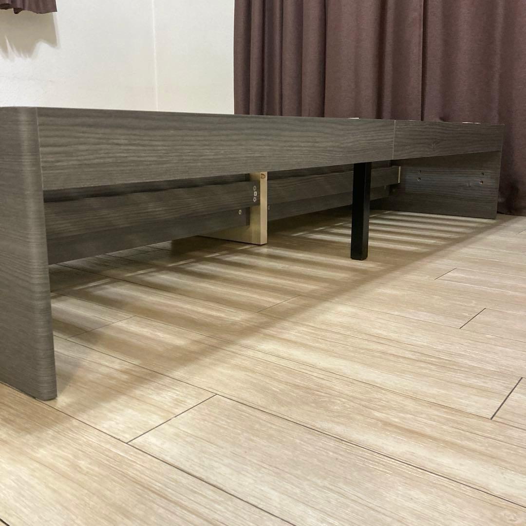 【自社配送限定販売】小傷あり/ニトリ収納付きすのこフレーム/セミシングルサイズ