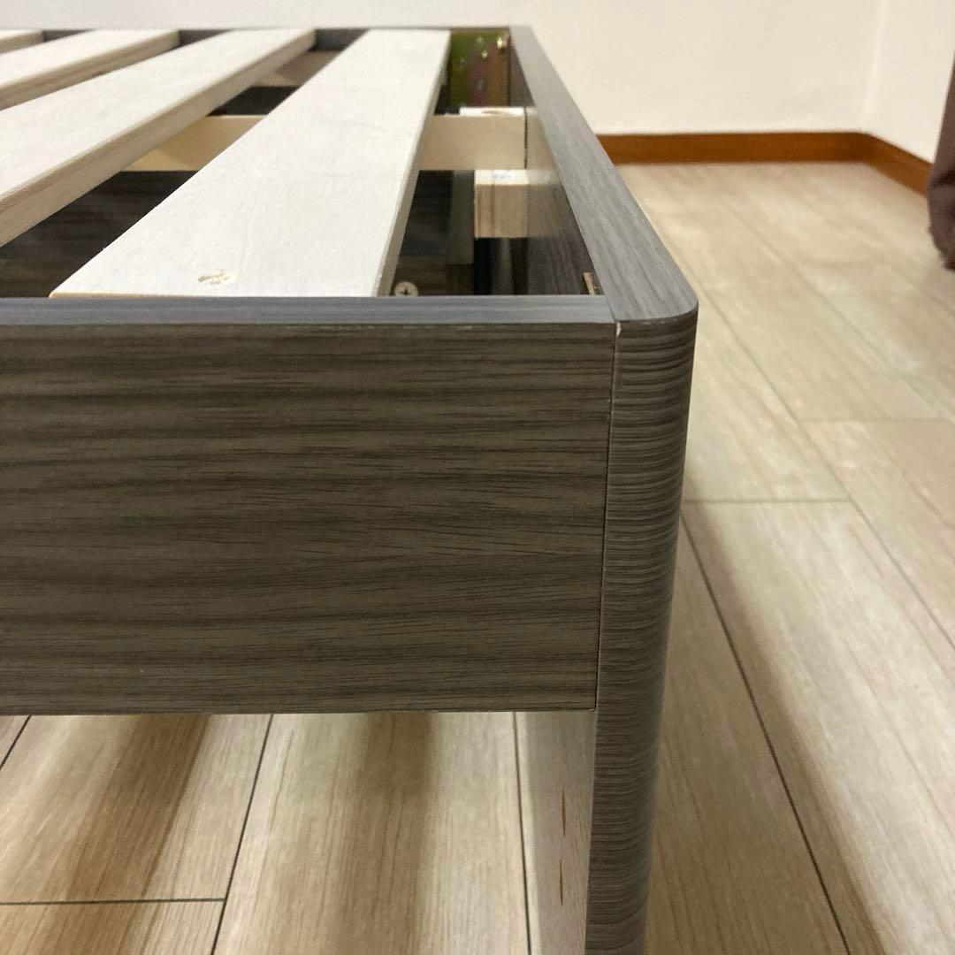 【自社配送限定販売】小傷あり/ニトリ収納付きすのこフレーム/セミシングルサイズ