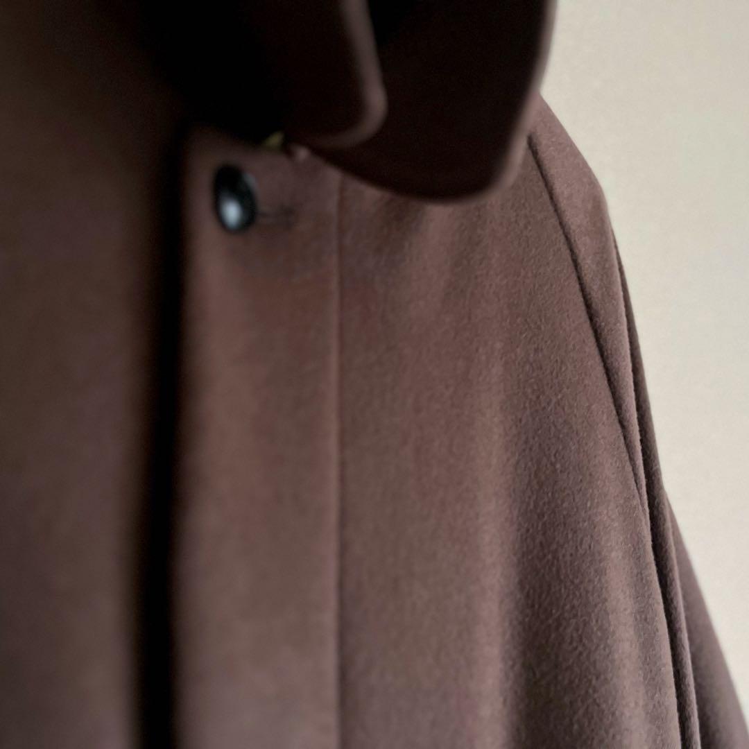 【現行タグ】ステンカラーコートXL ブラウン ビューティーアンドユース