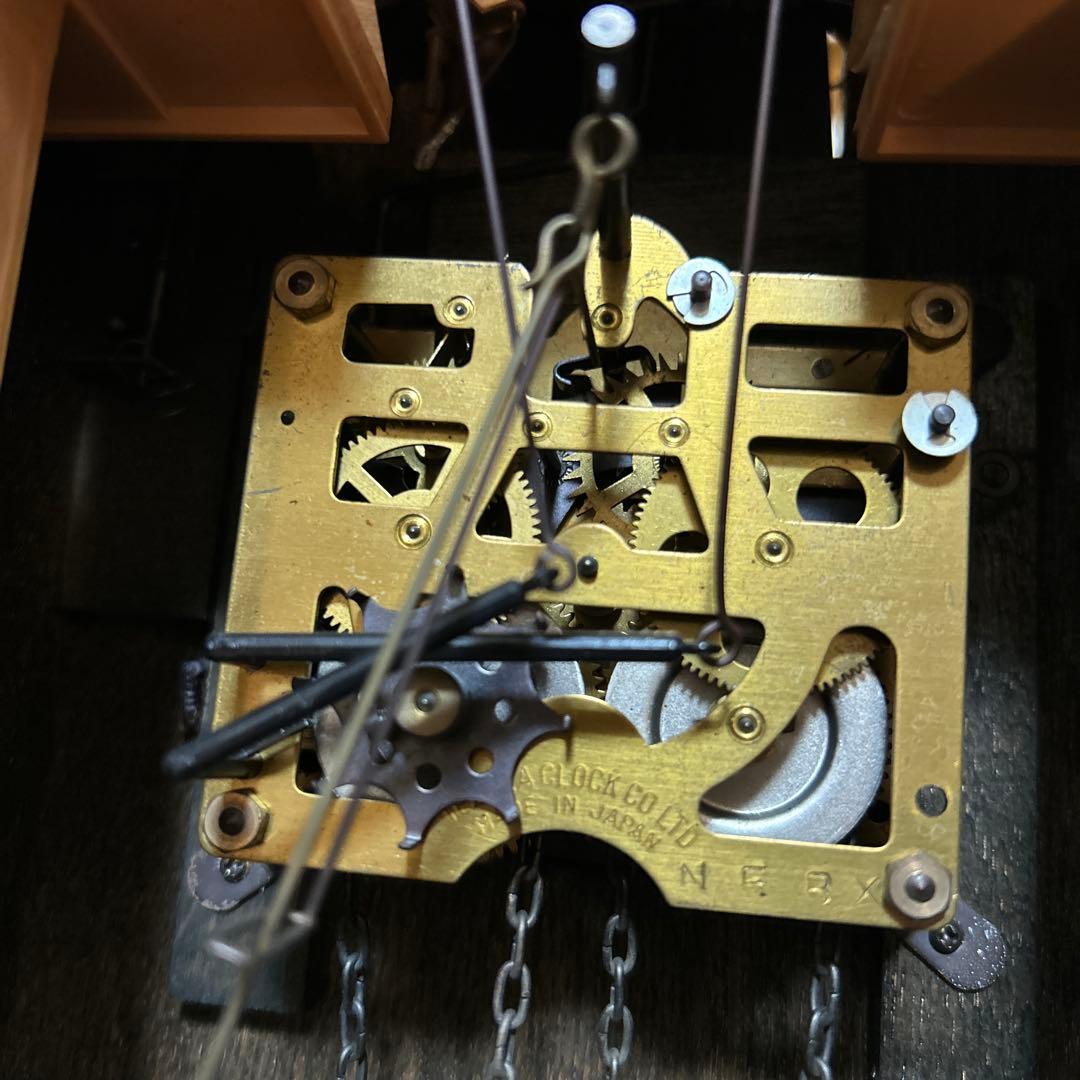 鳩時計 昭和レトロ TEZUKA 錘 希少 レア