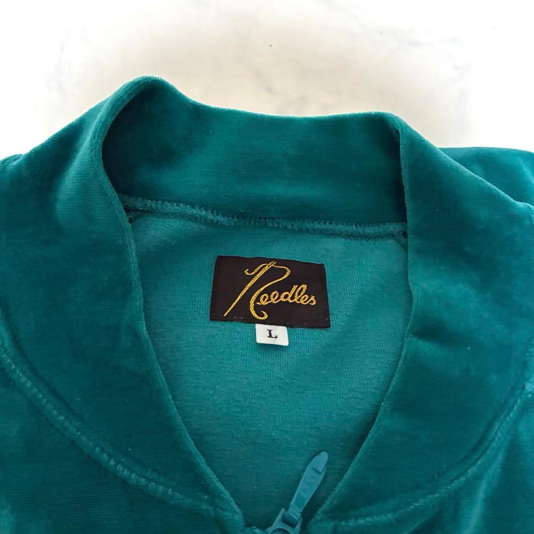 希少カラー✨Needles ベロア トラックジャケット グリーン L パピヨン
