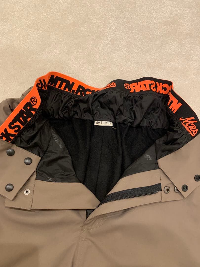 マウンテンロックスター　上下セット+ビーニー　22-23 美品　上XL 下L