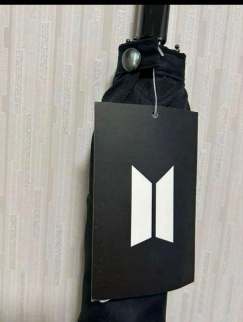 BTS 日本公式FC購入　ジャンプ傘(カバー付き)黒