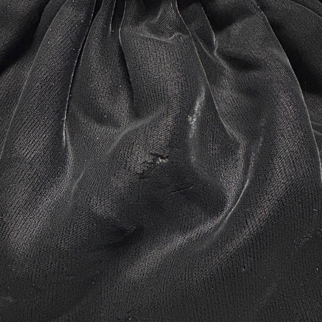 70s イヴサンローラン　リヴゴーシュ　シルクベロア　セーラーカラーポンチョ