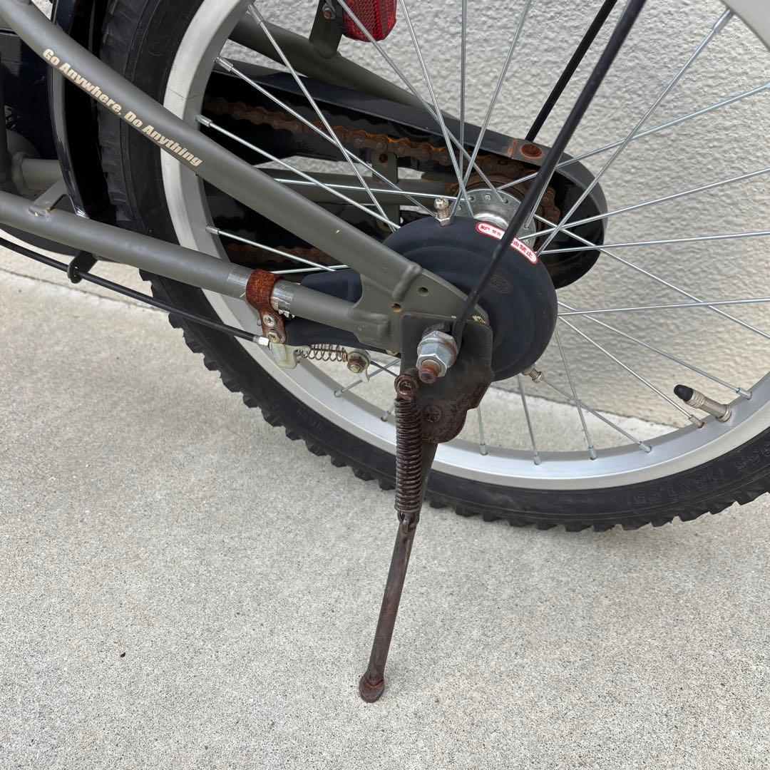 Jeep 子供 キッズ 自転車 前カゴ付き カーキ 18