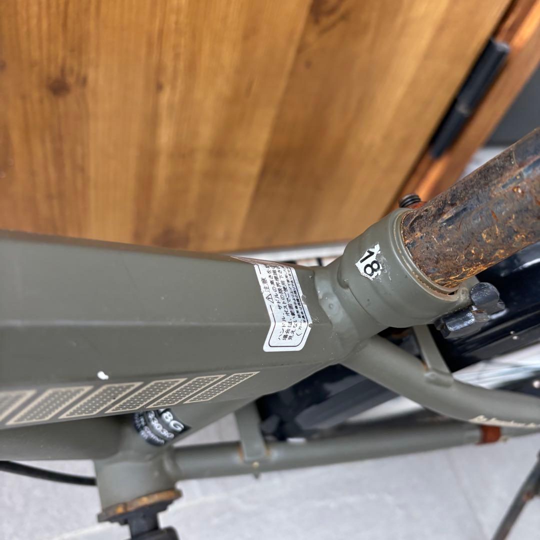 Jeep 子供 キッズ 自転車 前カゴ付き カーキ 18