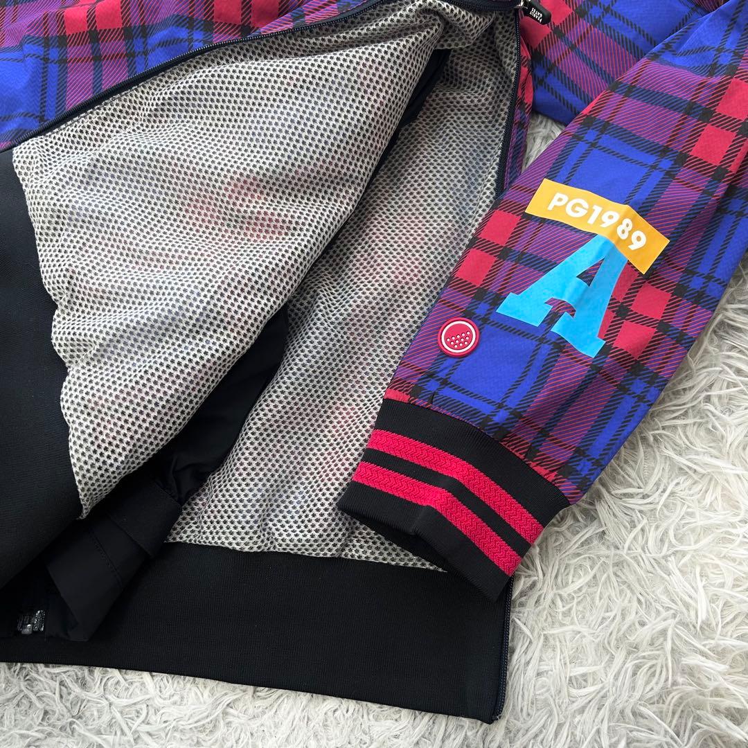 新品　パーリーゲイツ　ジャケット　スニード　ニコちゃん　チェック柄　サイズ0