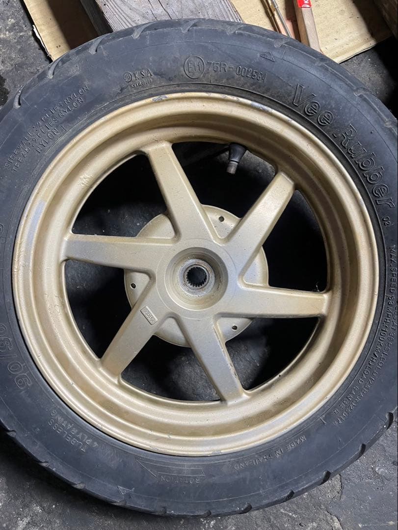 ライブディオZX af35 純正ホイール