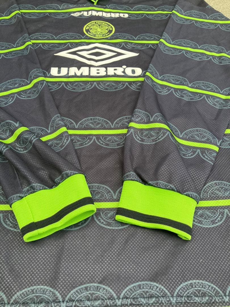 【極上！！】セルティックxアンブロ/umbro/アウェイユニフォーム/XL長袖