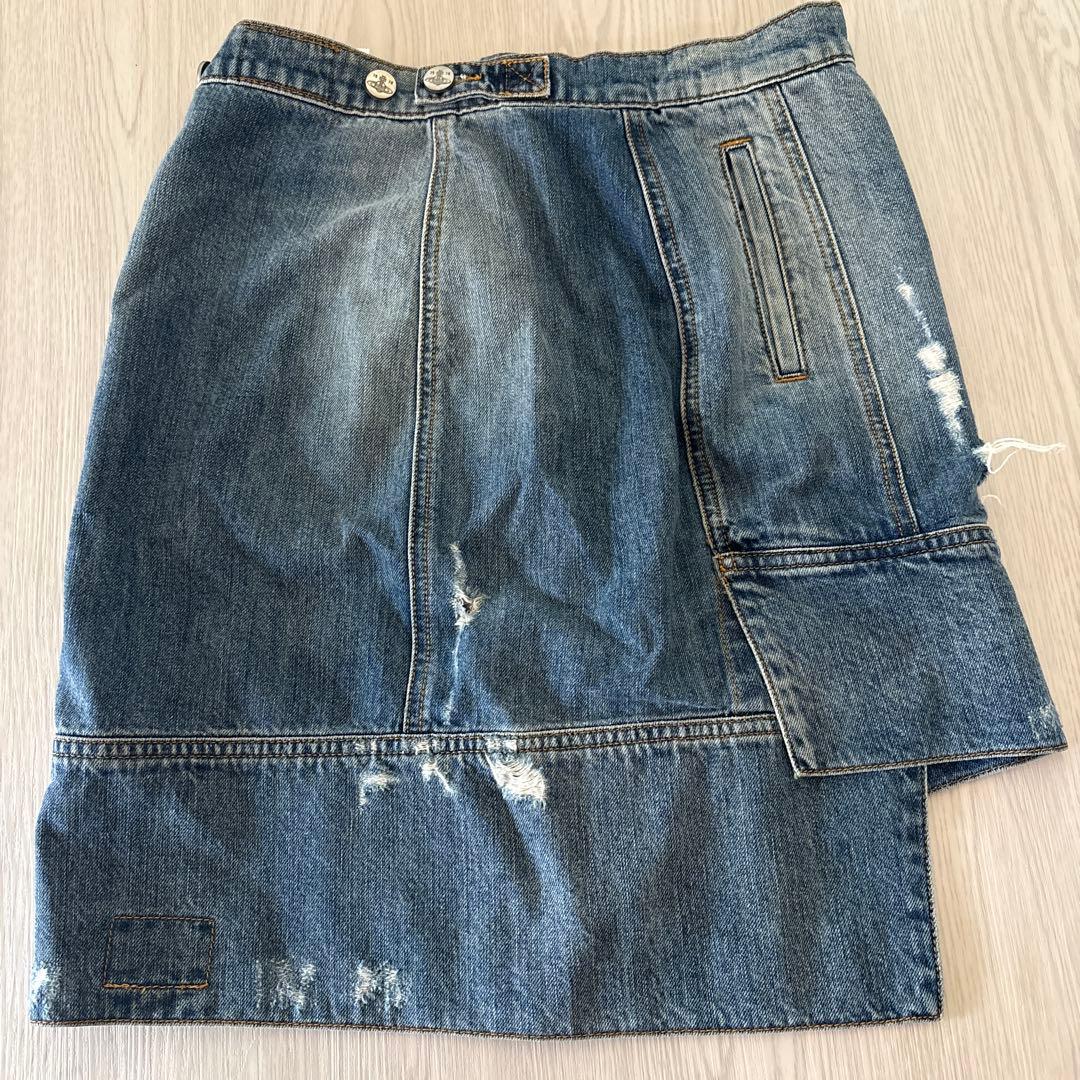 Vivienne Westwood デニムミニスカート - メルカリ