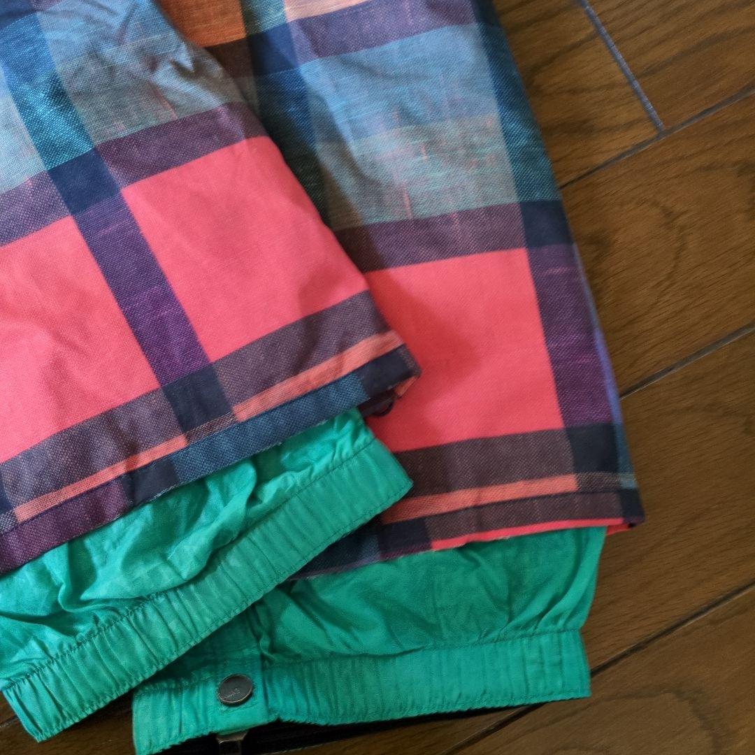 ROXY　スノボウェア　上下セット　Ｍ　ネイビー　マルチカラー