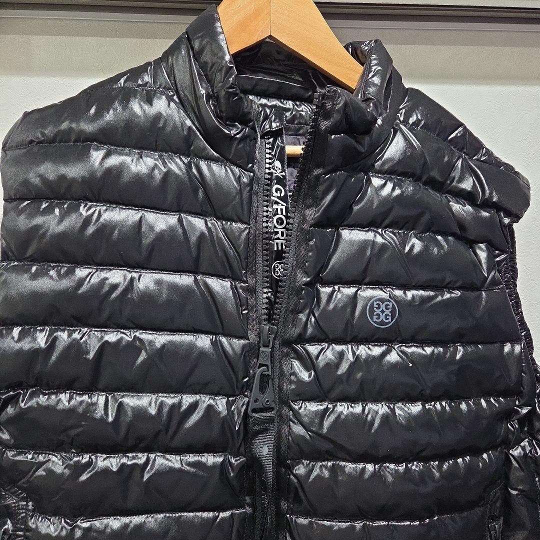 ジーフォア ゴルフ G/FORE Lサイズ メンズ ダウンベスト ブラック