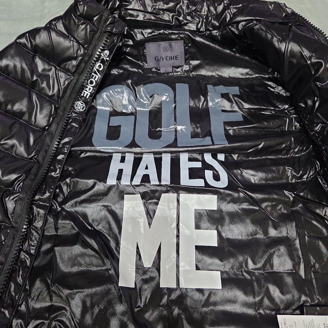 ジーフォア ゴルフ G/FORE Lサイズ メンズ ダウンベスト ブラック