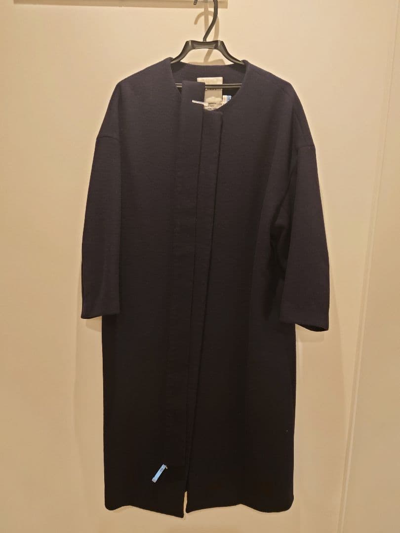 Lisière ネイビー ロングコート 限定コレクション