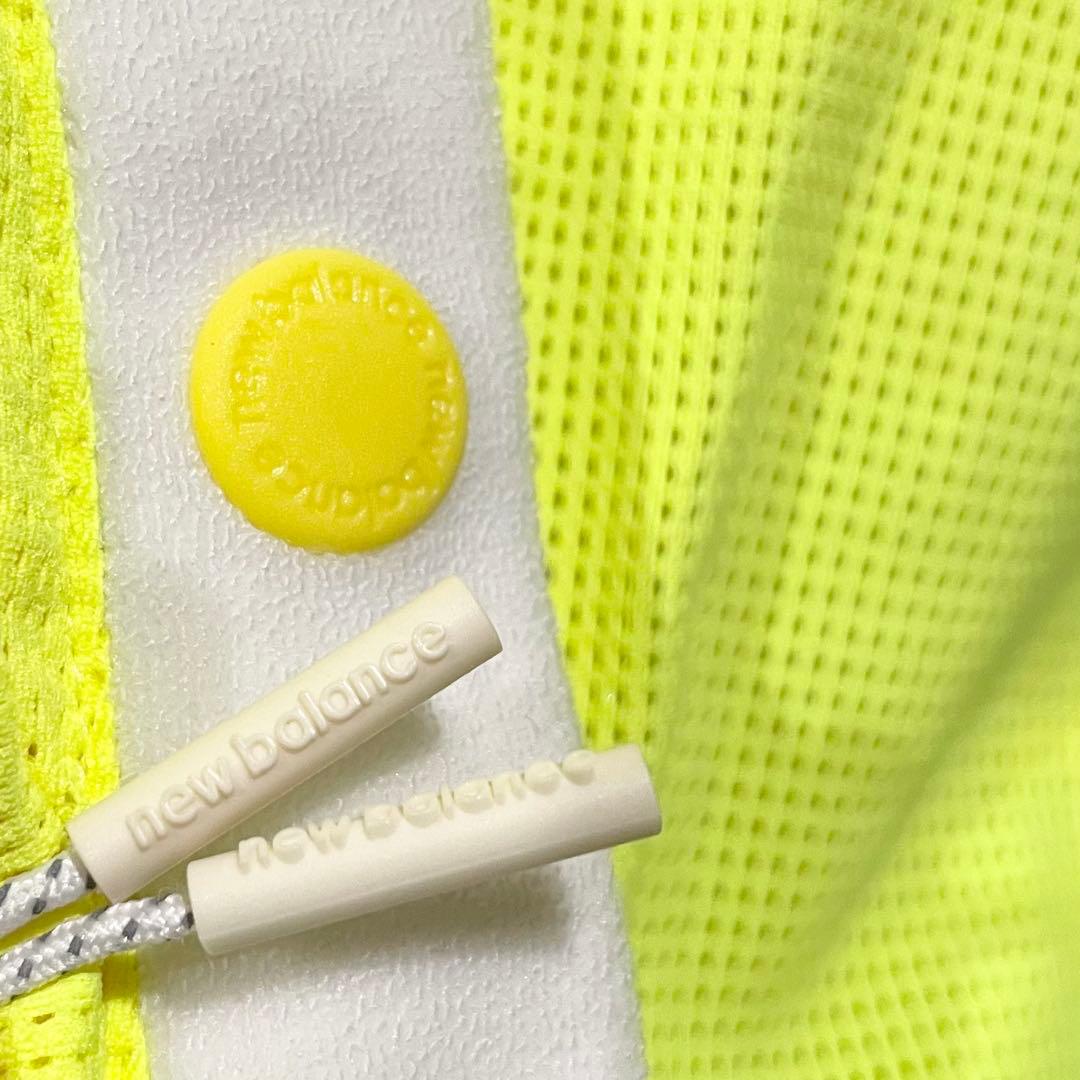 NEW BALANCE ニューバランス ジップ パーカー イエロー サイズ2