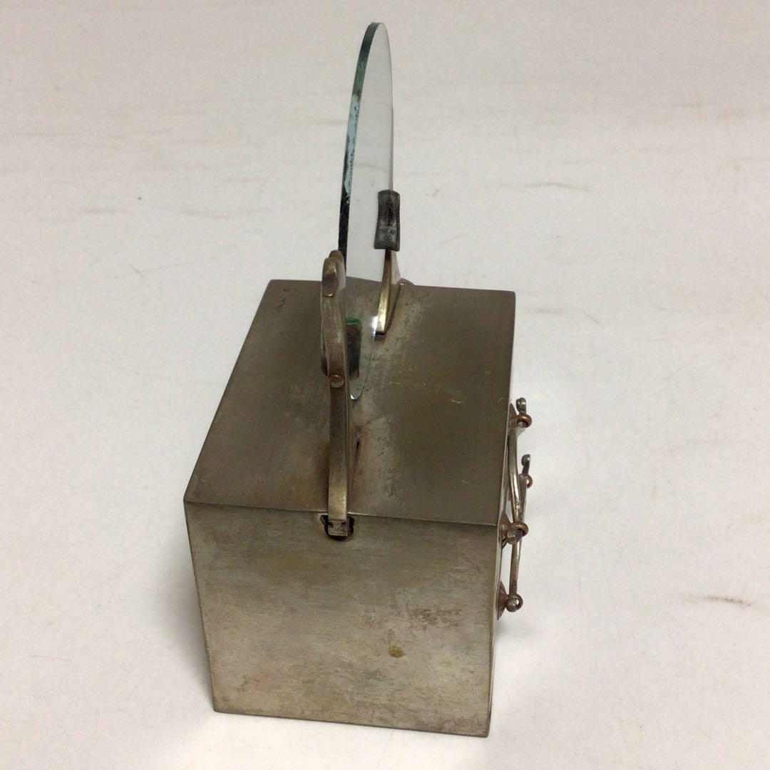 ボンボニエール お菓子入れ レトロ ビンテージ 金属製バニティボックス