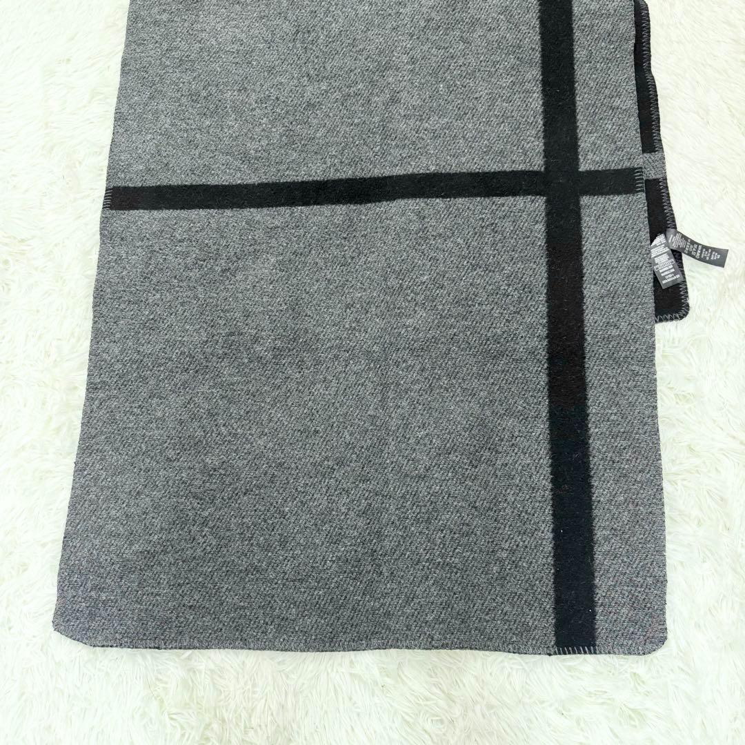 バーバリー Burberry メガチェック ケープマント カシミヤ混 グレー