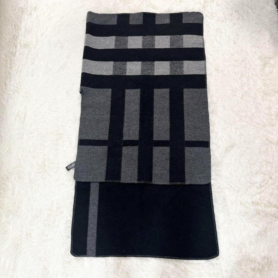 バーバリー Burberry メガチェック ケープマント カシミヤ混 グレー