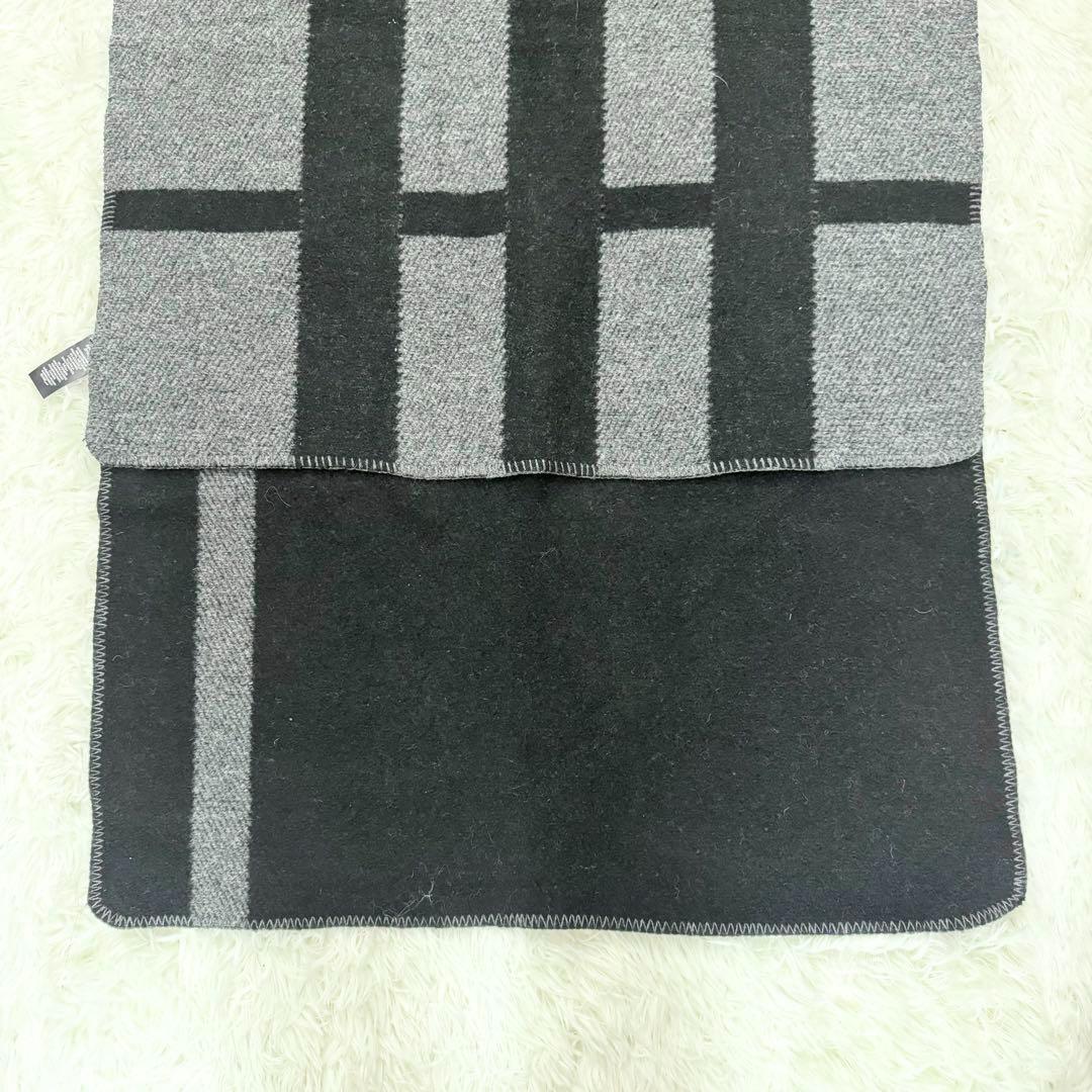 バーバリー Burberry メガチェック ケープマント カシミヤ混 グレー