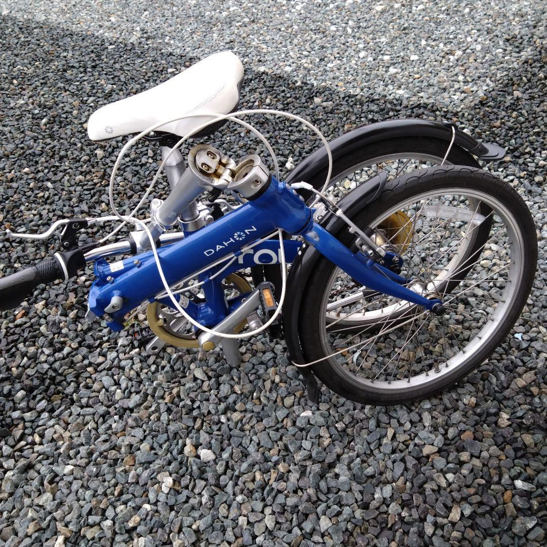 DAHON route 折りたたみ自転車 青