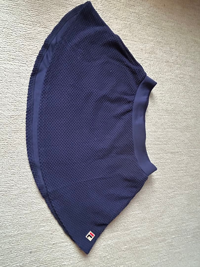 FILA ネイビー　フーディ　スコート　セットアップ