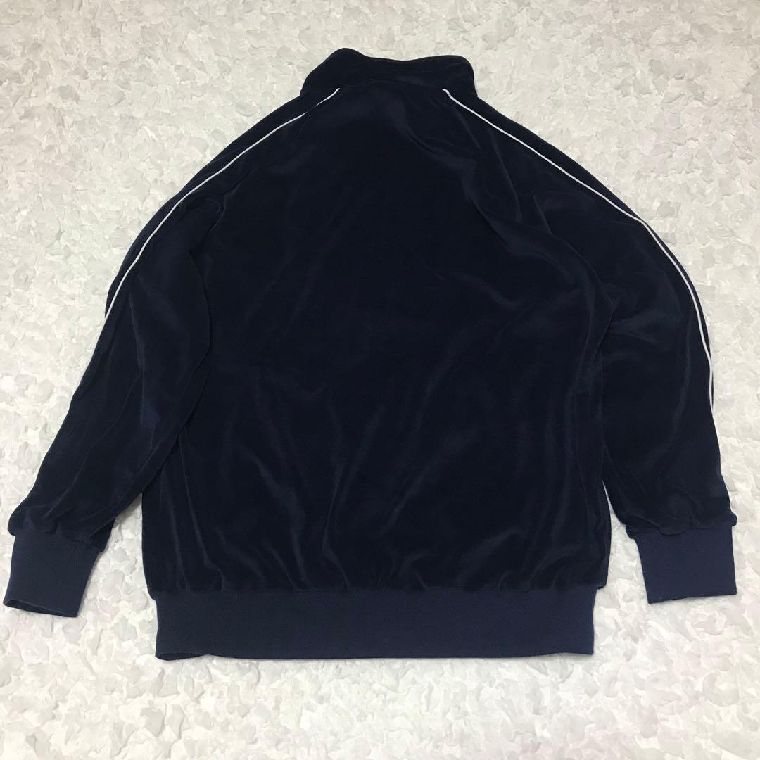 dawn of proof ロサンゼルス ベロア セットアップ　紺 XL