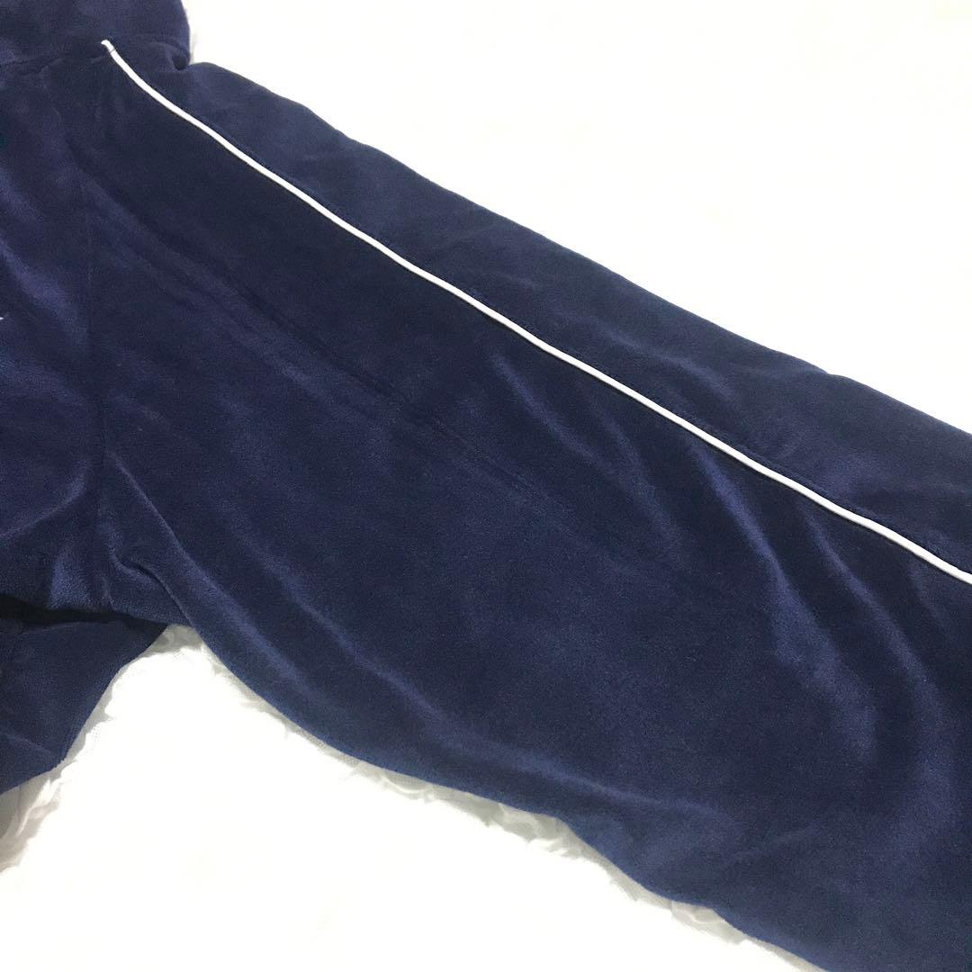 dawn of proof ロサンゼルス ベロア セットアップ　紺 XL