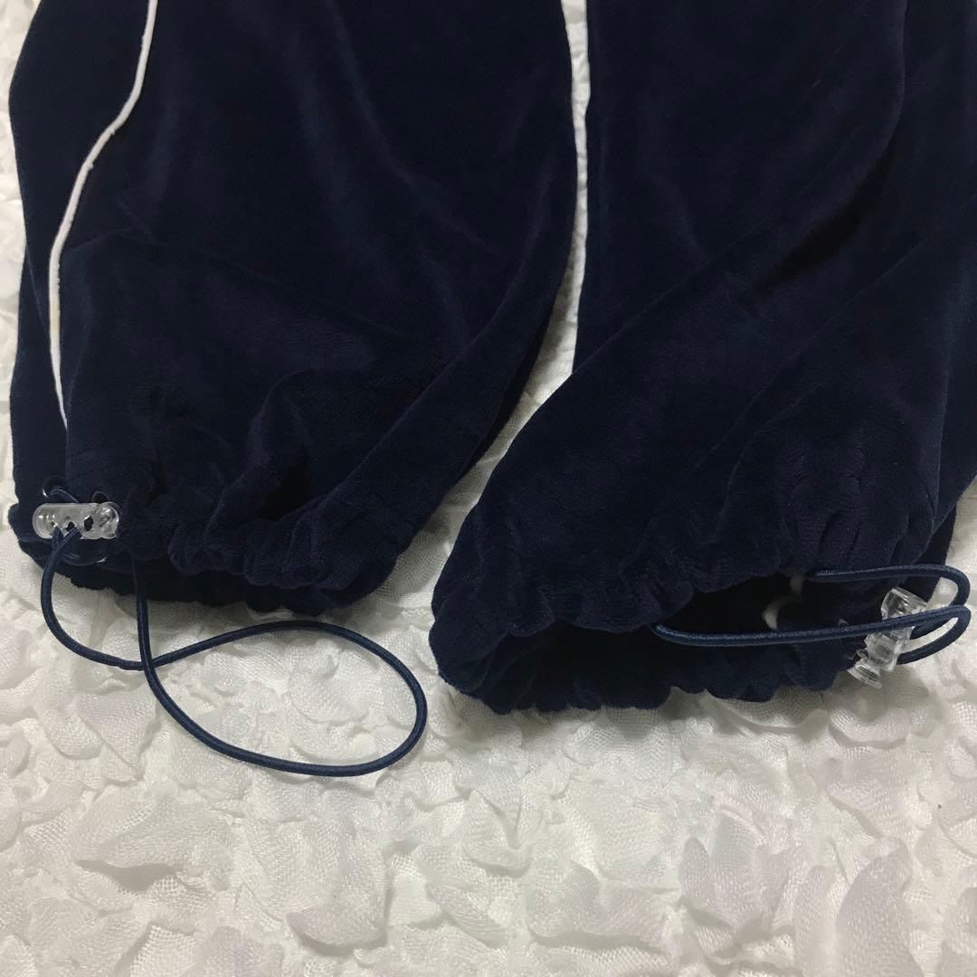 dawn of proof ロサンゼルス ベロア セットアップ　紺 XL