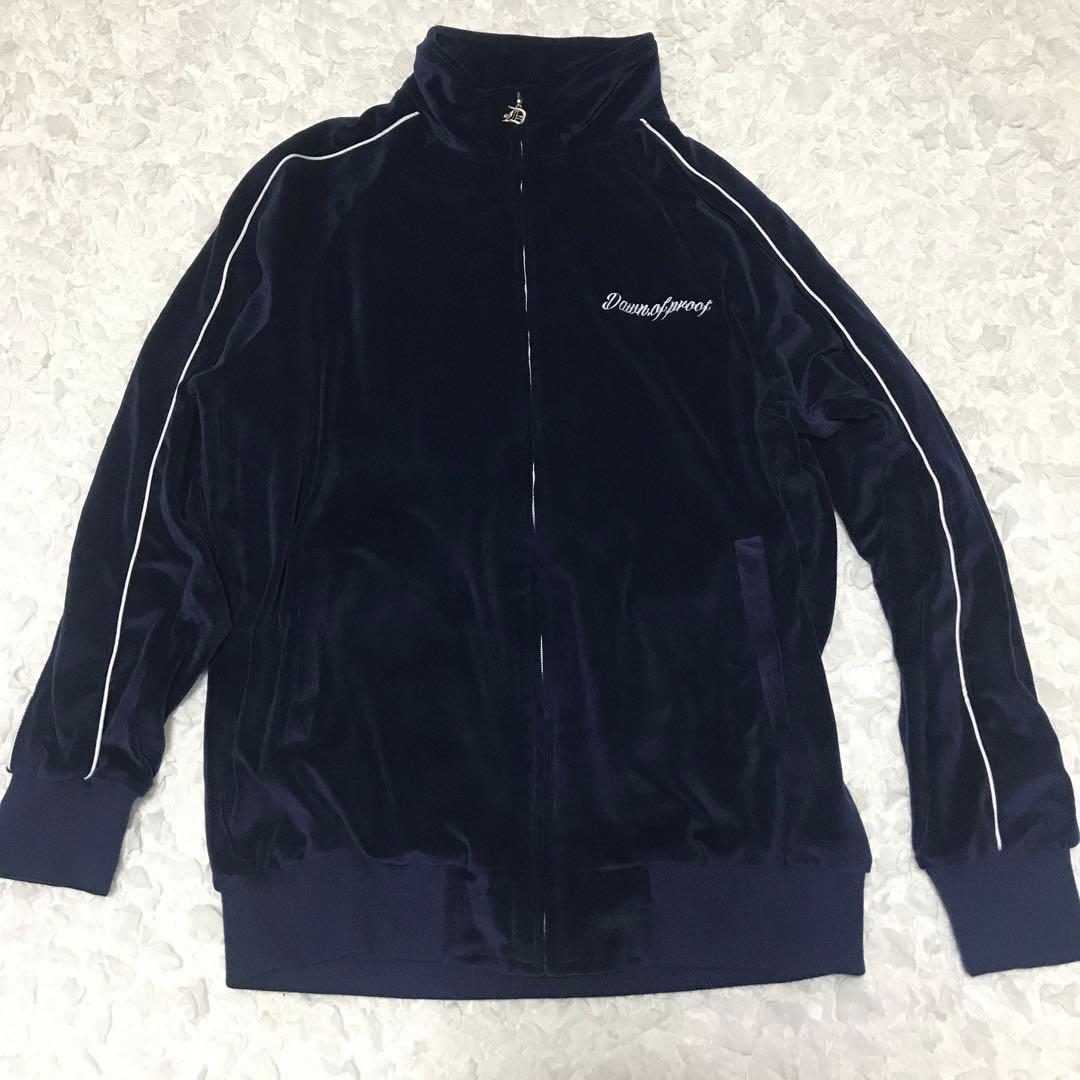 dawn of proof ロサンゼルス ベロア セットアップ　紺 XL