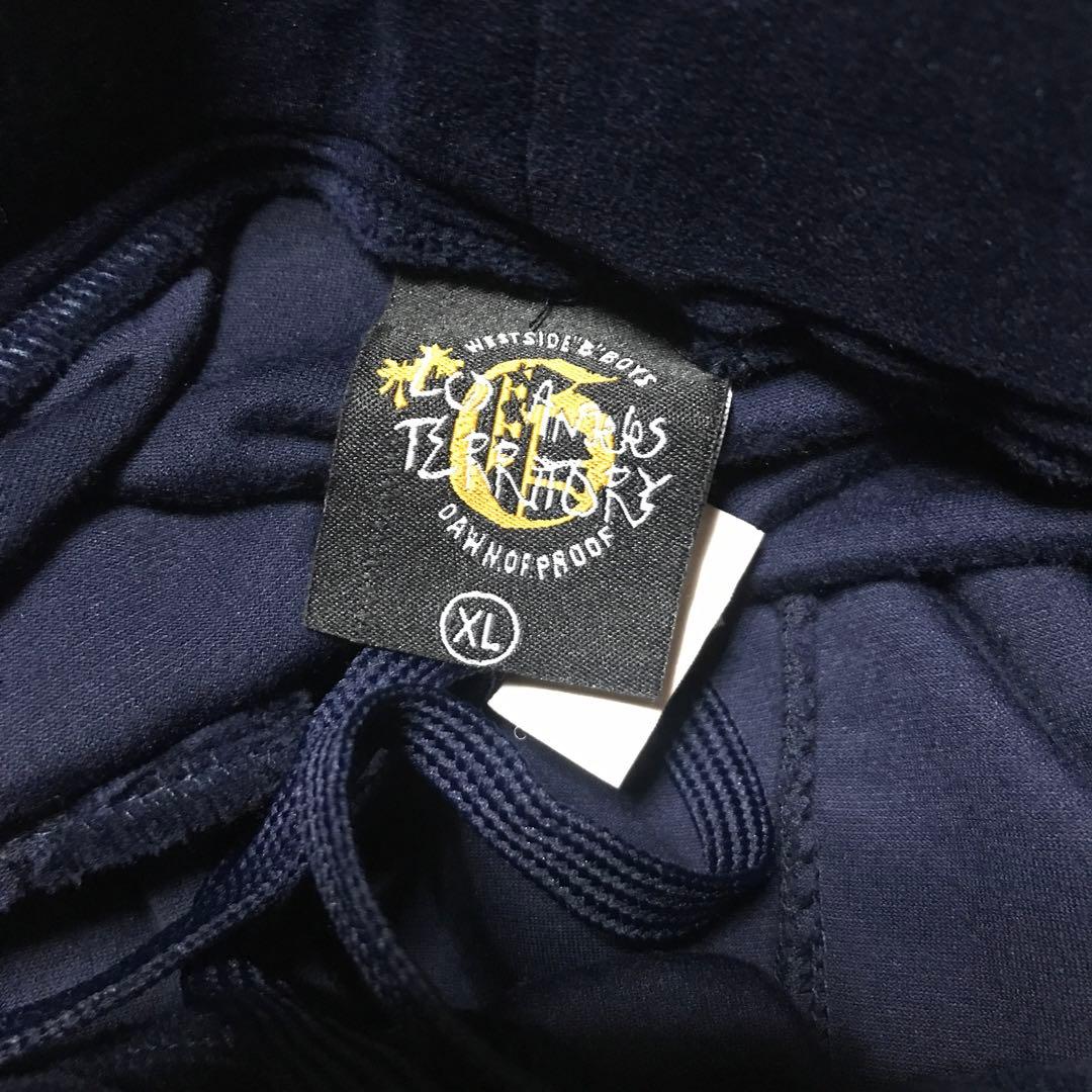 dawn of proof ロサンゼルス ベロア セットアップ　紺 XL